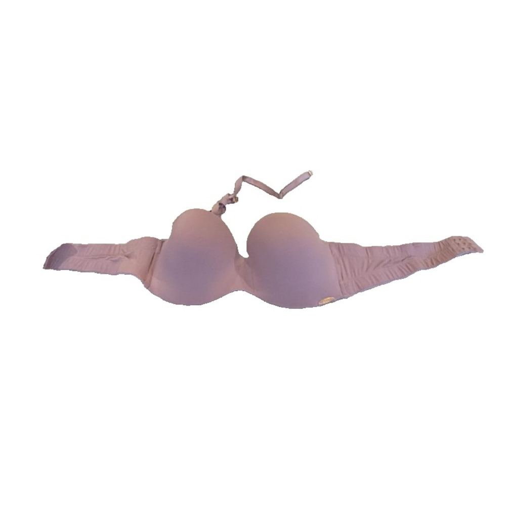 Nicole Miller Underwire Lightly Padded Bra; Convertible Strap; Rose - Size 36C